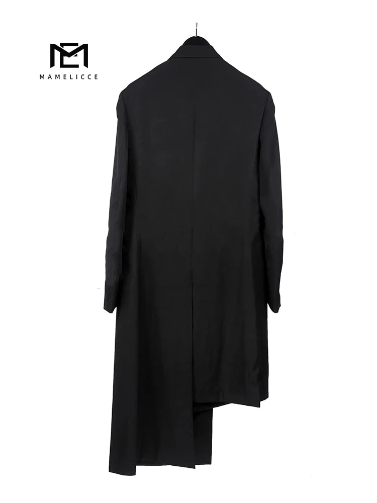 Men's luxury jacket black Big size coat oversize modern blazer