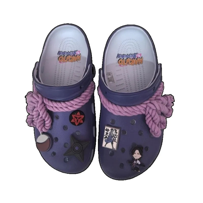 Naruto Uchiha Sasuke creative pattern personalized comfortable non-slip wear-resistant sandals