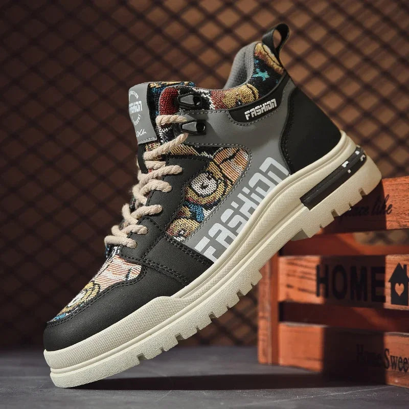 Running Vulcanized Flat Casual Sneakers for Men Shoes