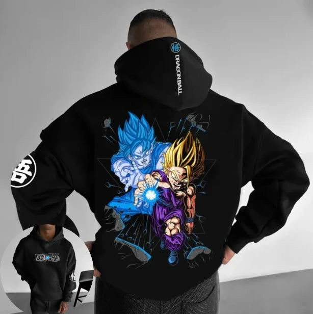 Dragon Ball Z Animation Sweater Men's Printed Trendy Jacket