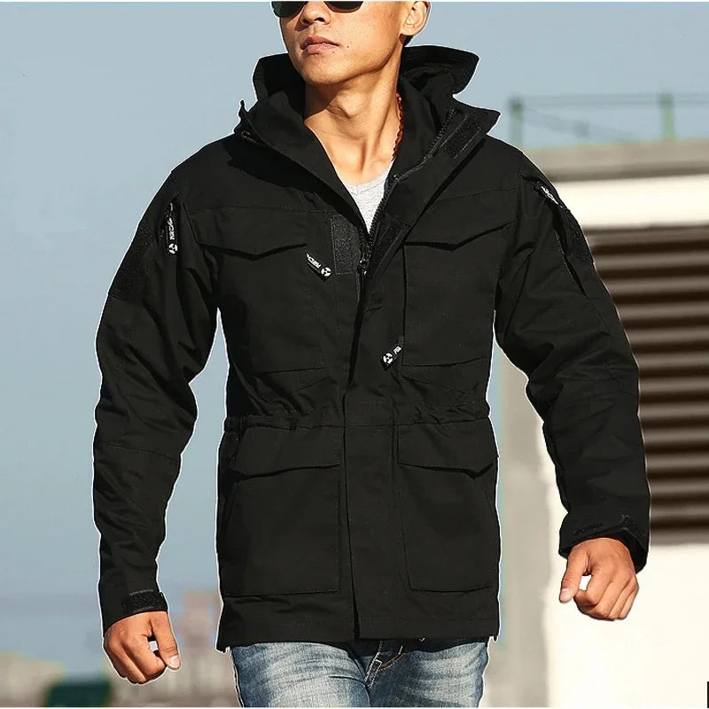 Casual Tactical Windbreaker Men Flight Pilot Military Style Field Jacket