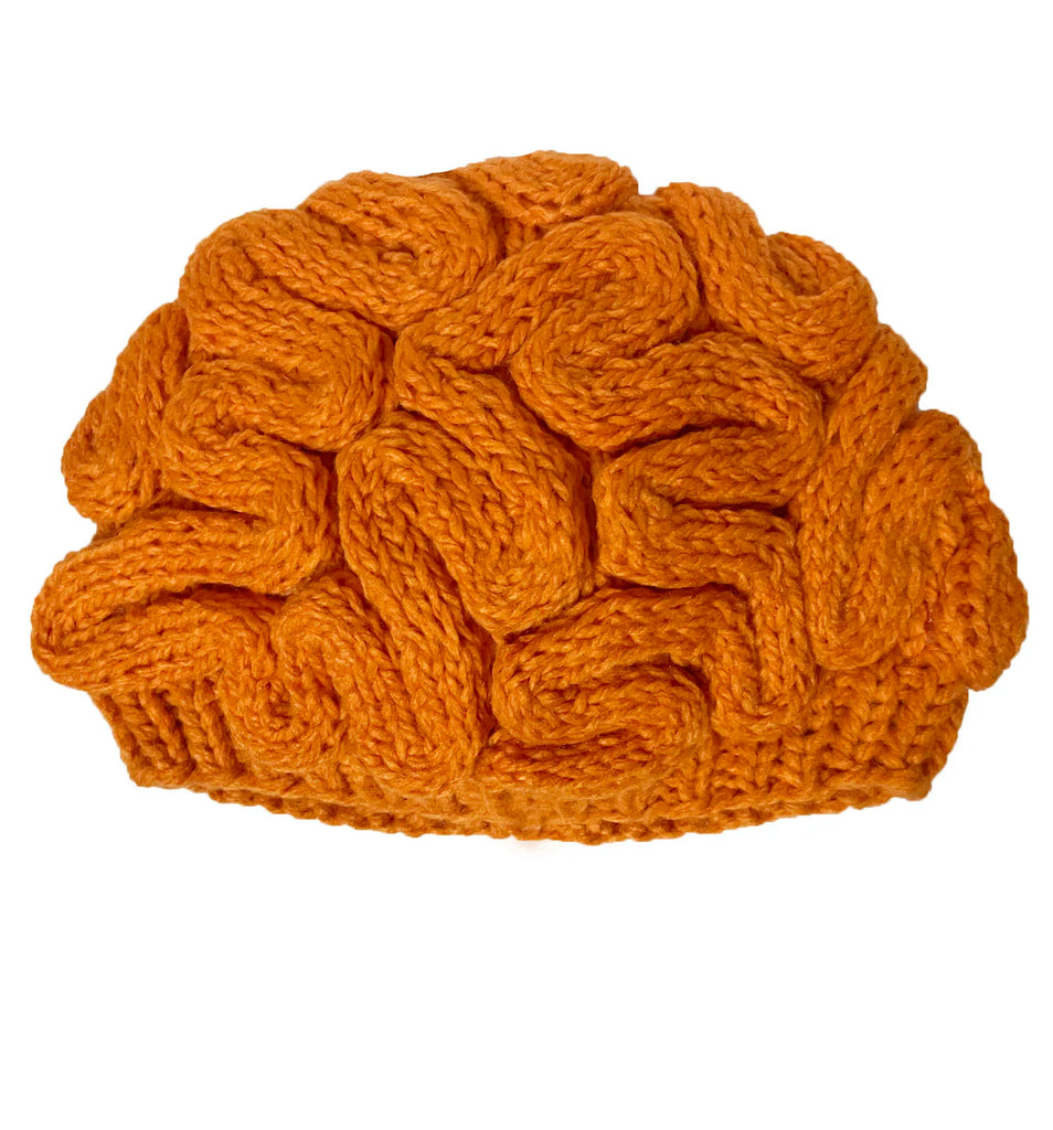 Funny Winter Horrible Brain Wool Handmade Unisex Beanie Caps