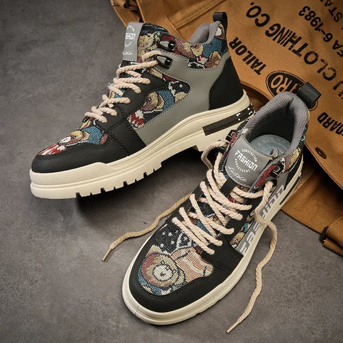 Running Vulcanized Flat Casual Sneakers for Men Shoes