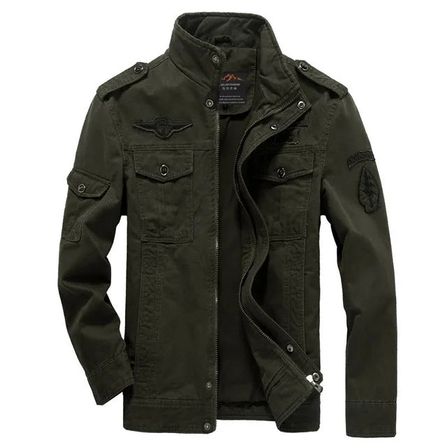 Casual Military Plus Size M-6XL Air force Cargo Men's Jackets Coat