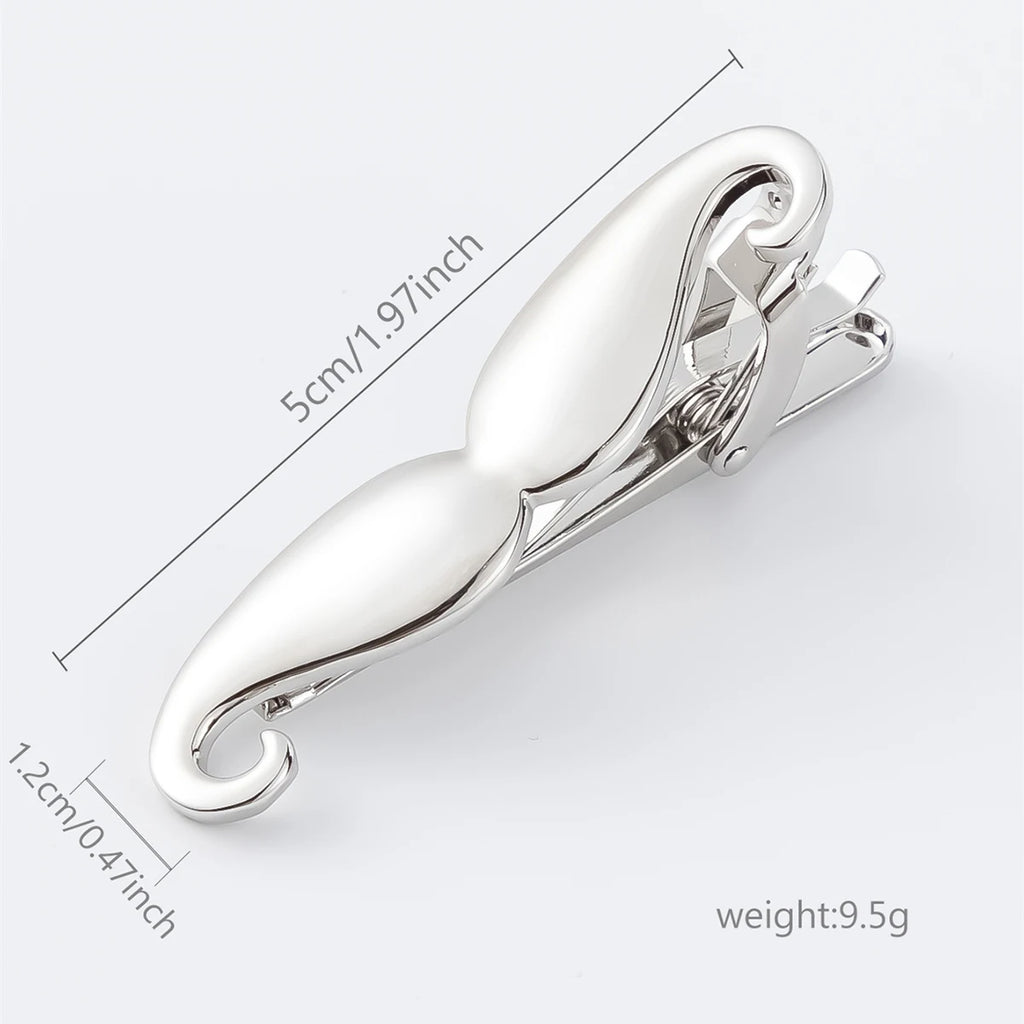 High Quality Beard Style Fashionable Men's Metal Tie Clip