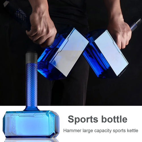 1700ml Big Large Thor Hammer/Dumbbell Portable Gym Drinking Water bottle