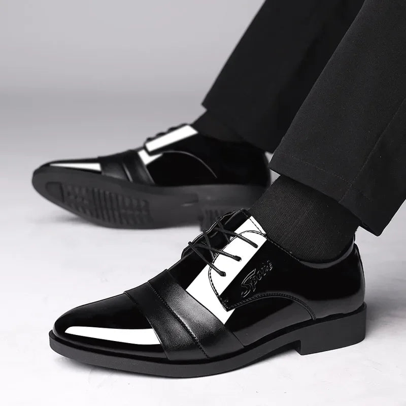 Men's Formal Social Shoe Pointed Toe Style Office Footwear