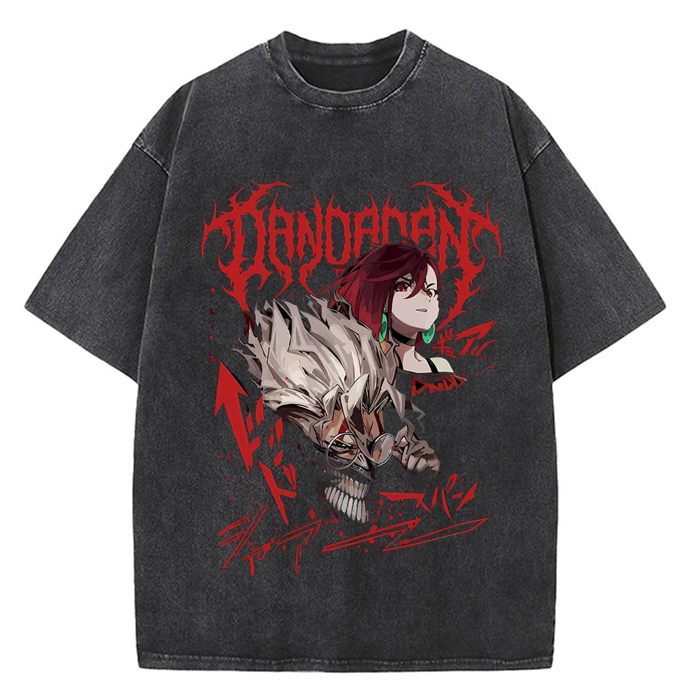 Dandadan Men Anime High Quality Cotton EU Size T-shirt Aesthetic Fashion