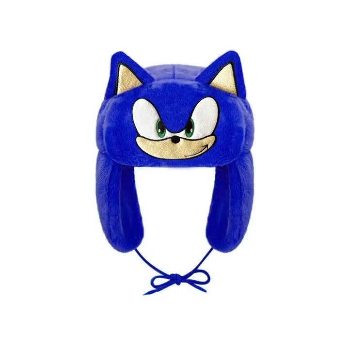 Cute Plush Cartoon Ski Windbreak Hats Keep Warm Outdoors Caps