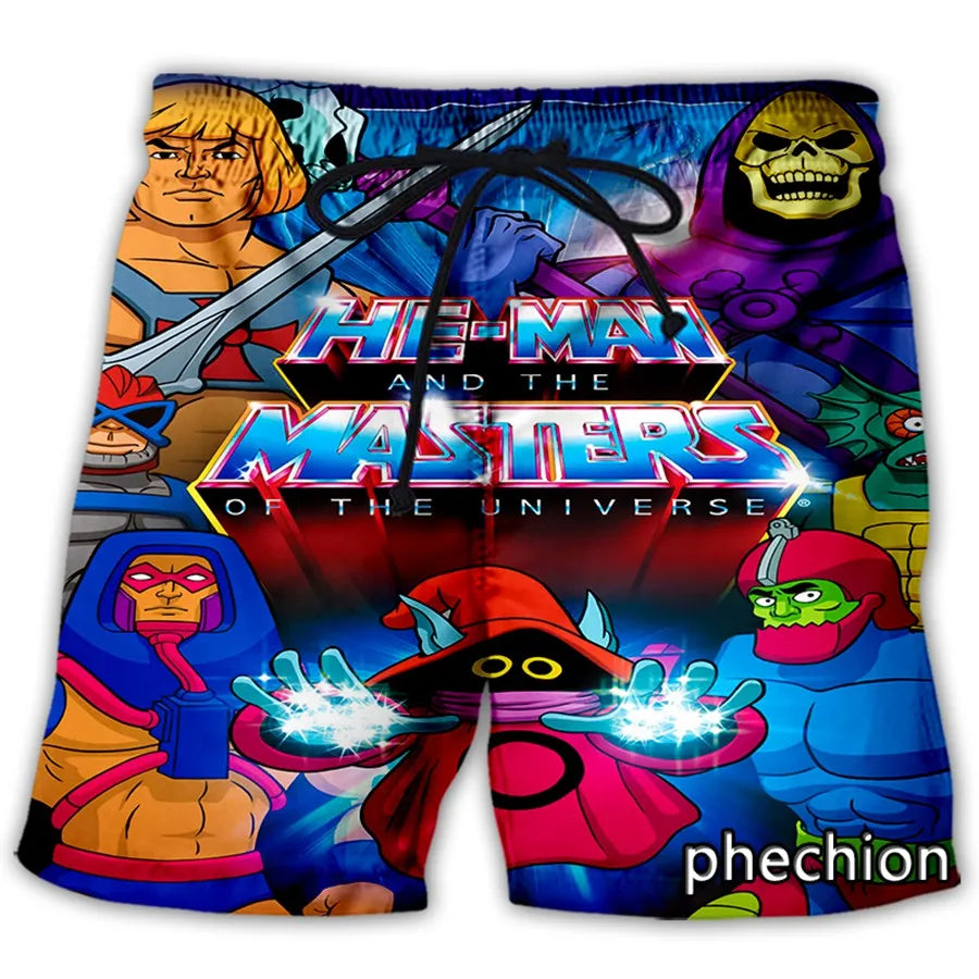 Men's He man and The Masters of The Universe 3D Printed Shorts