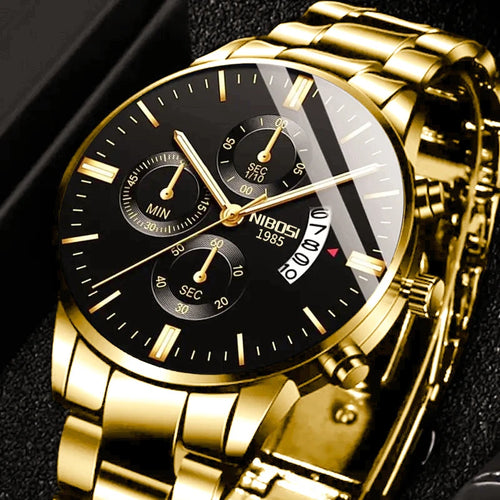 Men's Luxury Famous Dress Watch Casual Military Quartz Wristwatches