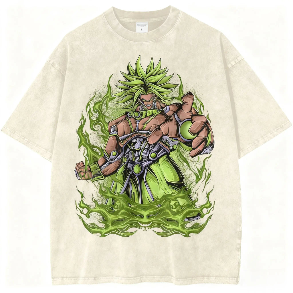 Dragon Ball Z Graphic T Shirt Unisex Wash Cotton Short Sleeve Printed Tops Vintage Streetwear