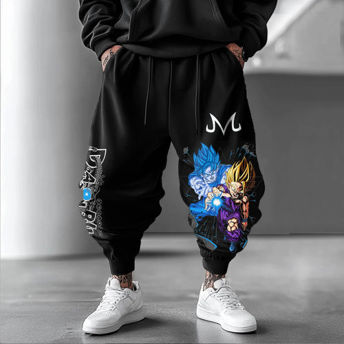 Dragon Ball GOKU Gohan Majin Buu Peripheral Loose Trousers Cotton Sports Leggings