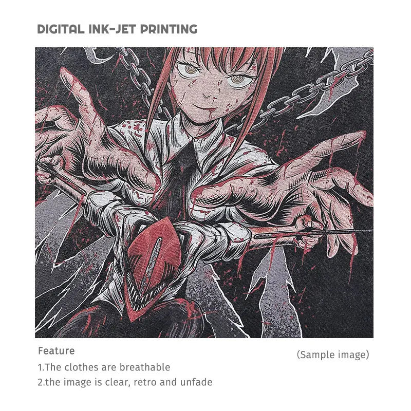 J-Jujutsu K-Kaisen Sweater Long Sleeve T Shirts  Sweatshirts Pullover 100% Cotton