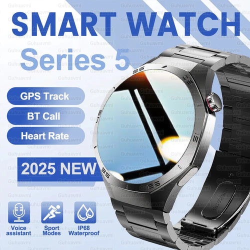 Genuine Series 5 Pro GPS Men 360*360 AMOLED Screen Waterproof Smartwatch