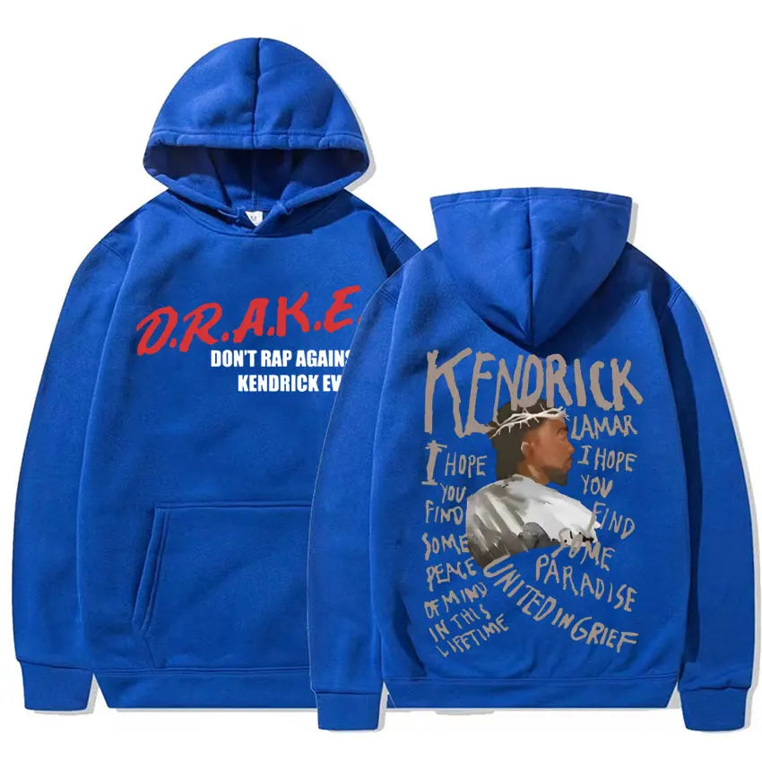 Kendrick Lamar Drake D.R.A.K.E Hoodie They Not Like Us Hooded Men  Hip Hop Sweatshirts