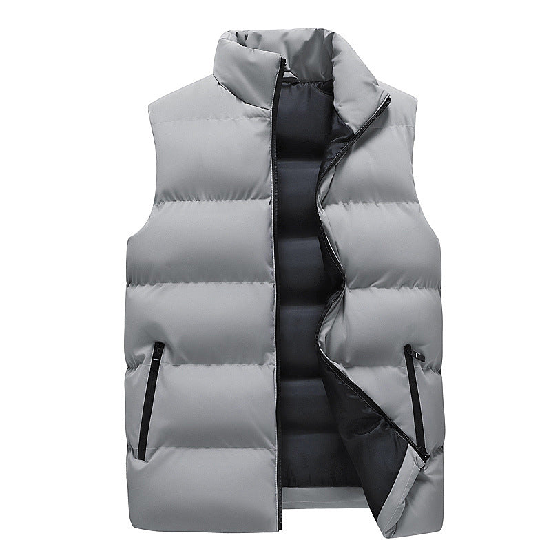 Plus Size Cotton Clothes Vest Coat Men's Thickened