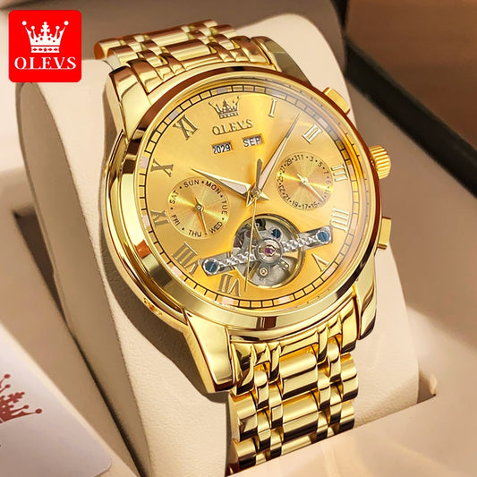Automatic Mechanical Watch for Men Stainless Steel